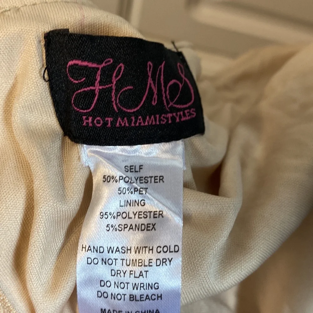Hot Miami Styles Gold sequin beaded dress large - Picture 11 of 13